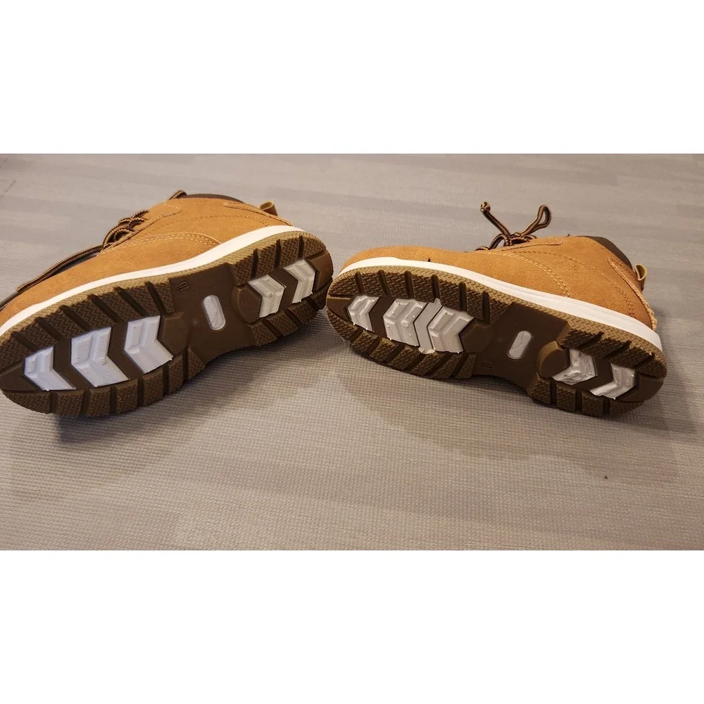 Beverly Hills Polo Club Toddler Boys Hiking Boots Wheat Tan Size 10 Toddler